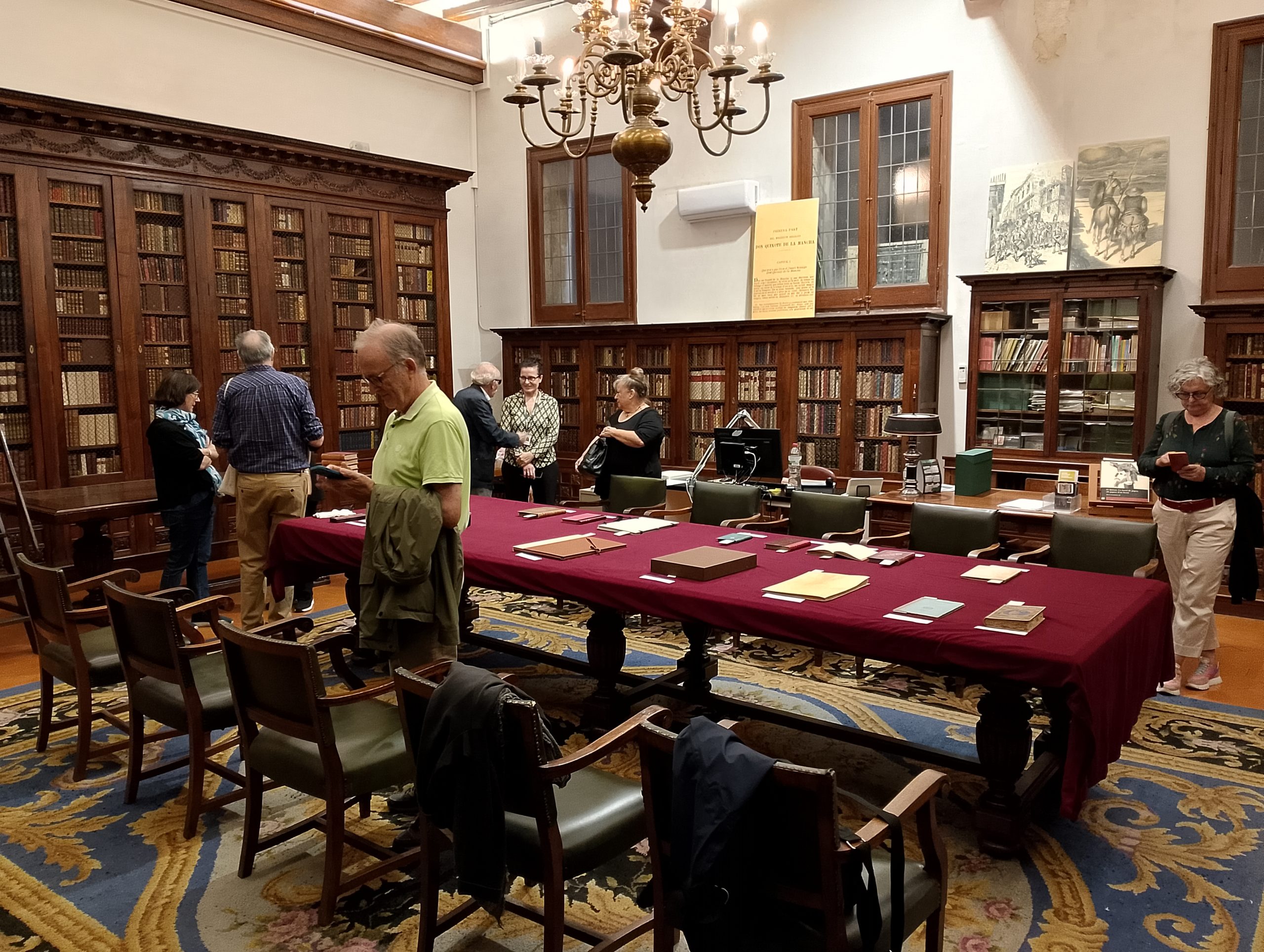 Visita a la biblioteca nacional de Catalunya el 10 d'octubre de 2024